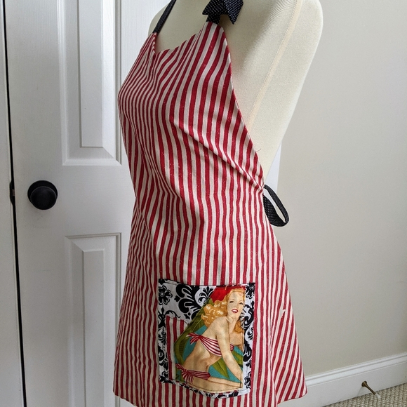 Aloha Girls Reversible Hostess Apron - Picture 3 of 5